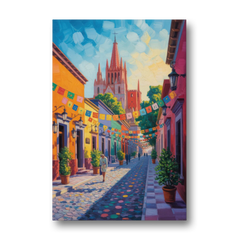 Parroquia de San Miguel - Canvas Wall Art - Front