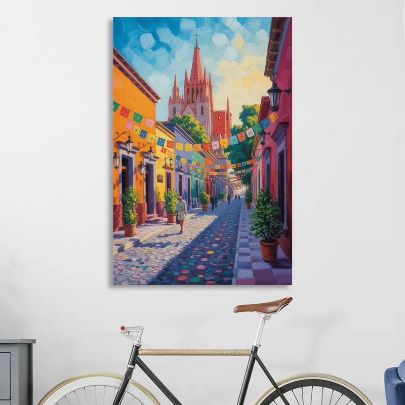 Parroquia de San Miguel Sitting Room - Canvas Wall Art