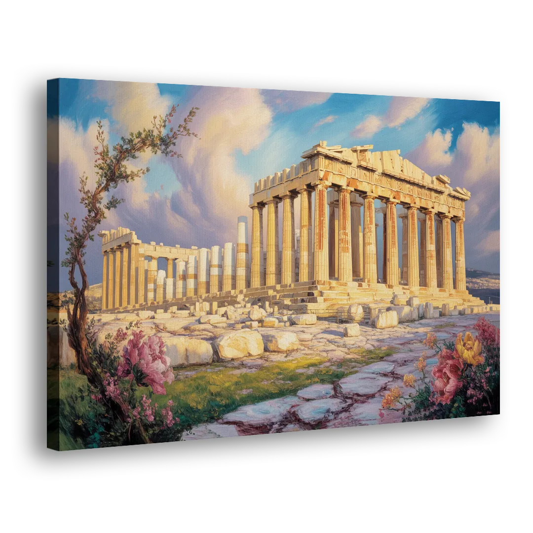 Parthenon Glory Side - Canvas Wall Art