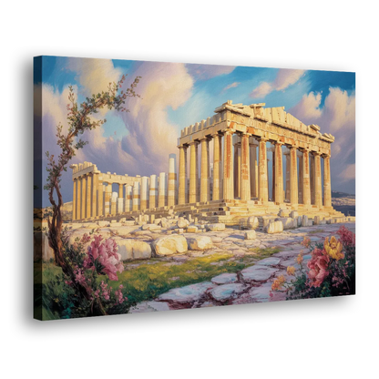 Parthenon Glory Side - Canvas Wall Art