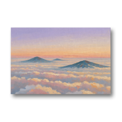 Peaceful Wall Art for Bedroom Twilight Summits - Canvas Wall Art - Front