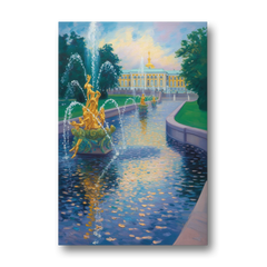 Peterhof Grandeur - Canvas Wall Art - Front