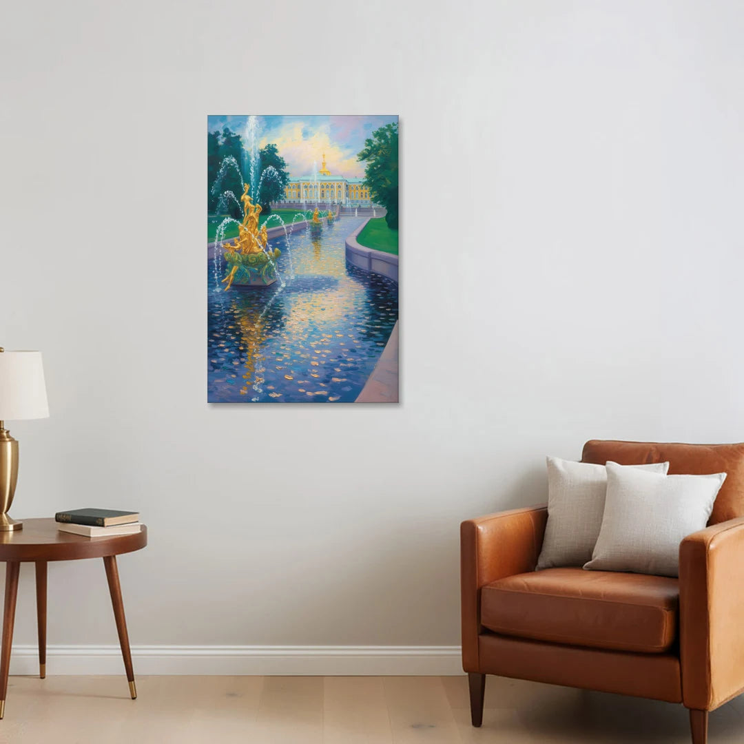 Peterhof Grandeur - Canvas Wall Art - Sofa - 24x36