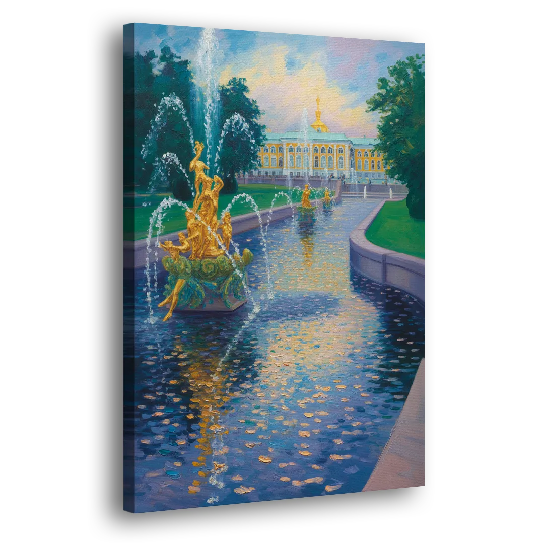 Peterhof Grandeur Side - Canvas Wall Art