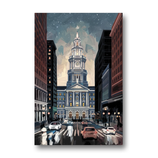 Philadelphia City Hall - Canvas Wall Art - Front