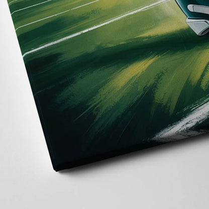 Philadelphia Eagles Symbolic Composition Painting Canvas Close Up