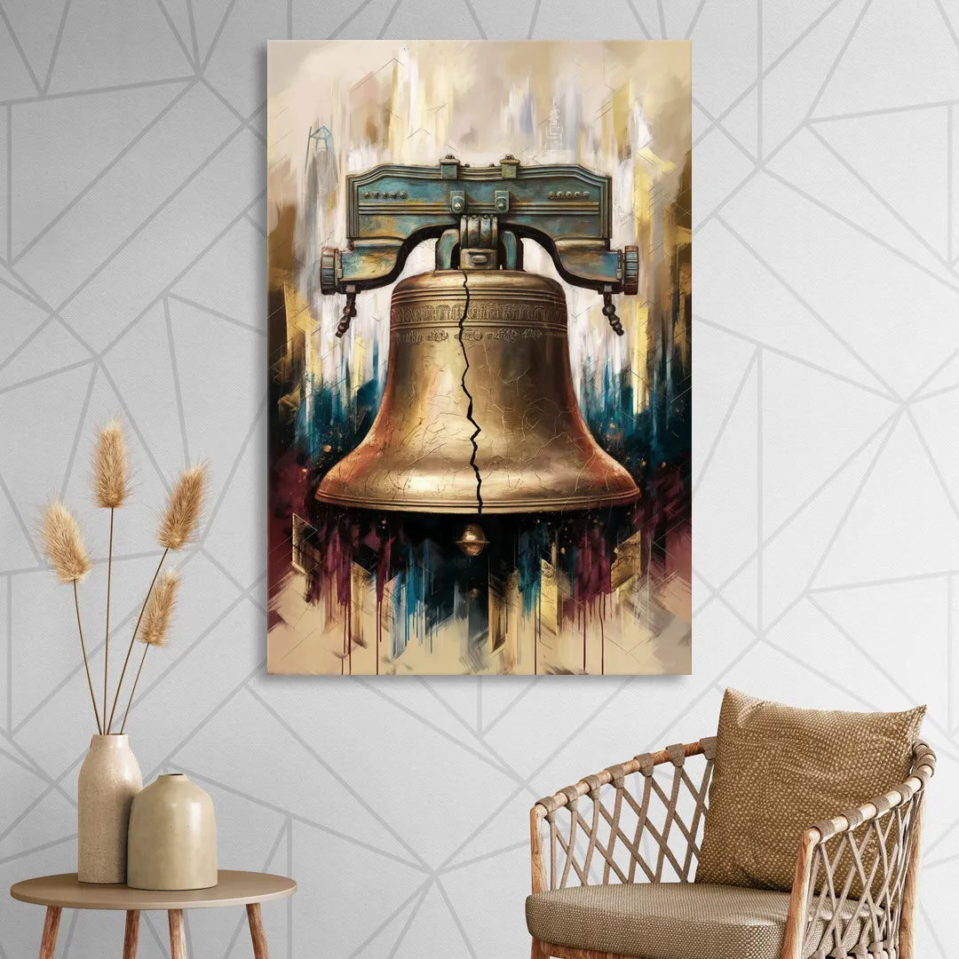 Philadelphia Liberty Bell Sitting Room - Canvas Wall Art