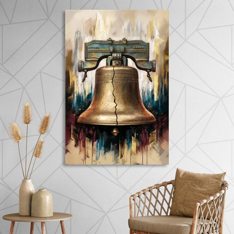 Philadelphia Liberty Bell Sitting Room - Canvas Wall Art