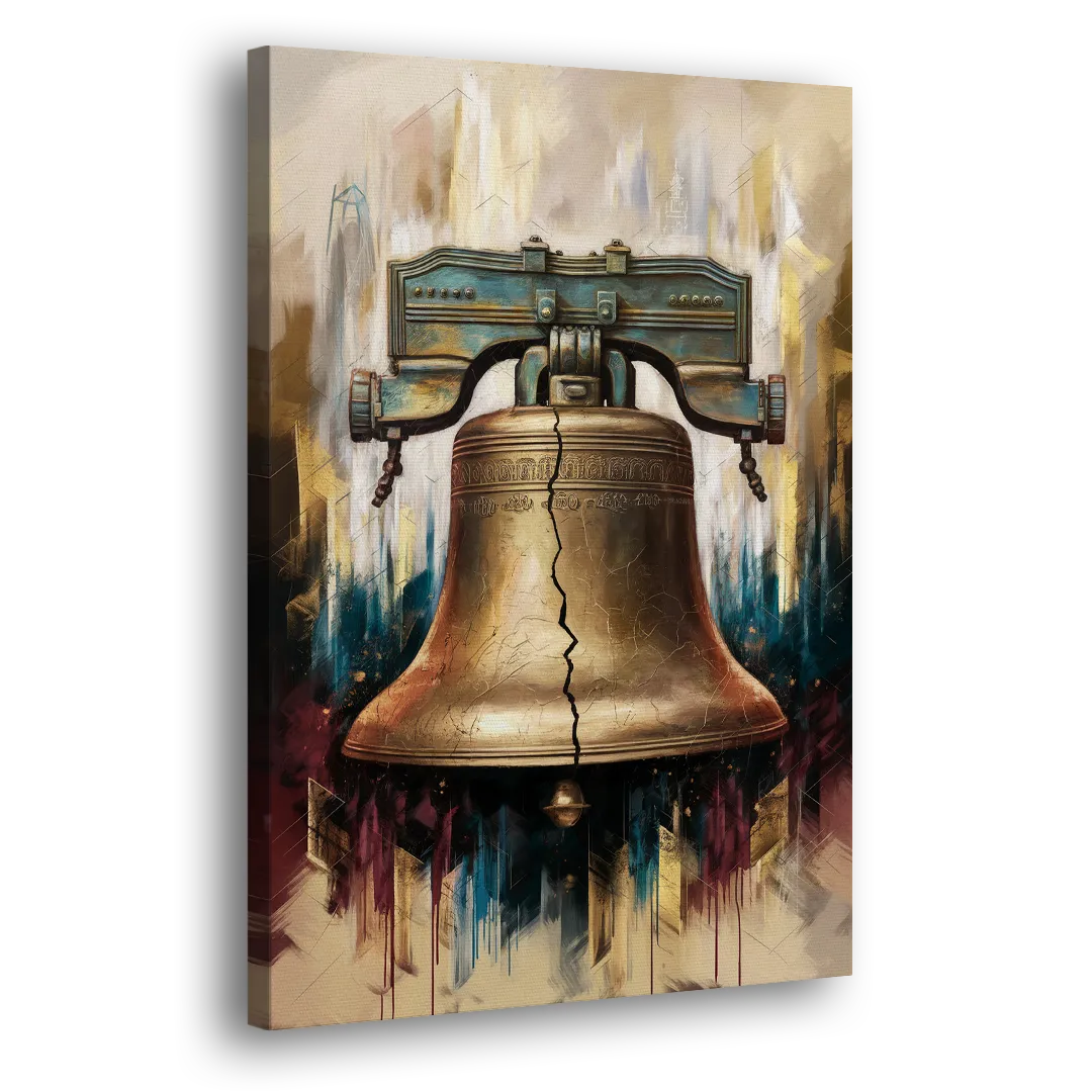 Philadelphia Liberty Bell Side - Canvas Wall Art