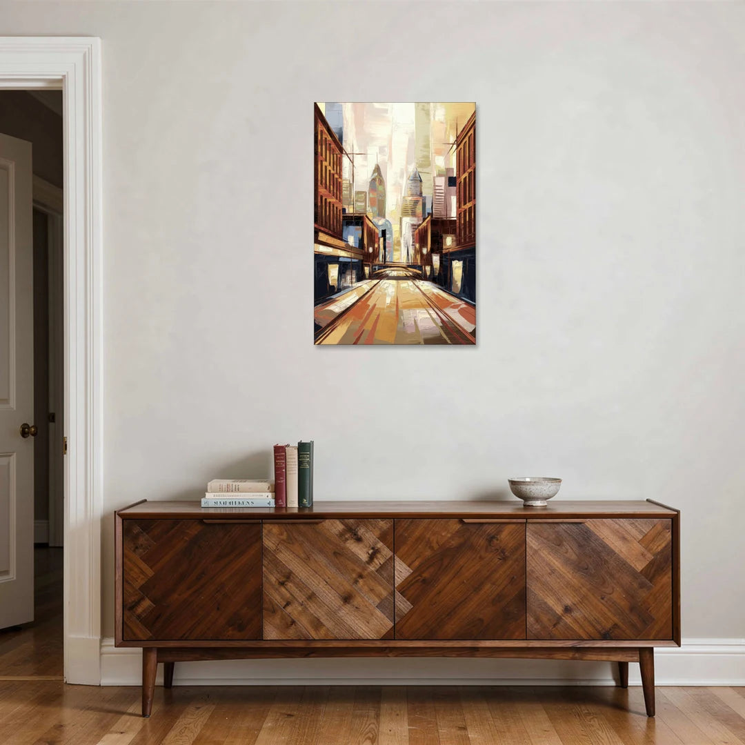 Philadelphia Market Street - Canvas Wall Art - Coffee Table - 24x36