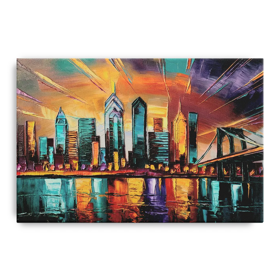 Philadelphia Mural Art Front - Canvas Wall Art