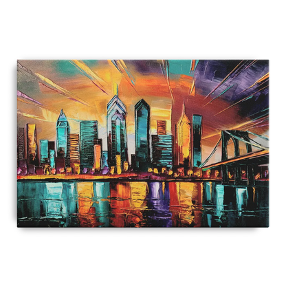 Philadelphia Mural Art Front - Canvas Wall Art