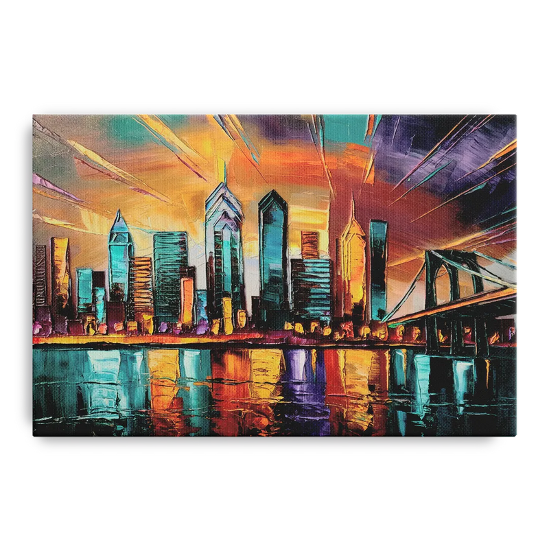 Philadelphia Mural Art Front - Canvas Wall Art