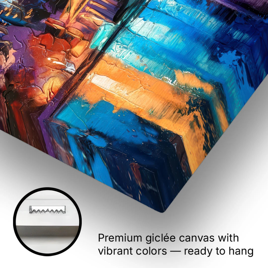 Philadelphia Old City - Canvas Wall Art - Gallery Wrap Corner