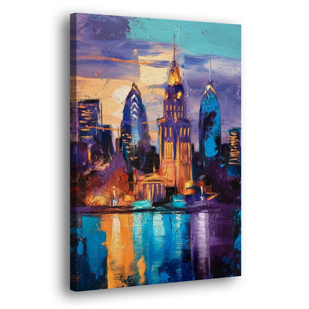 Philadelphia Old City Side - Canvas Wall Art