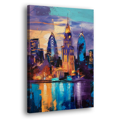 Philadelphia Old City Side - Canvas Wall Art