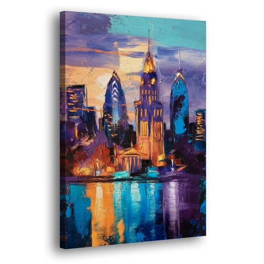 Philadelphia Old City Side - Canvas Wall Art