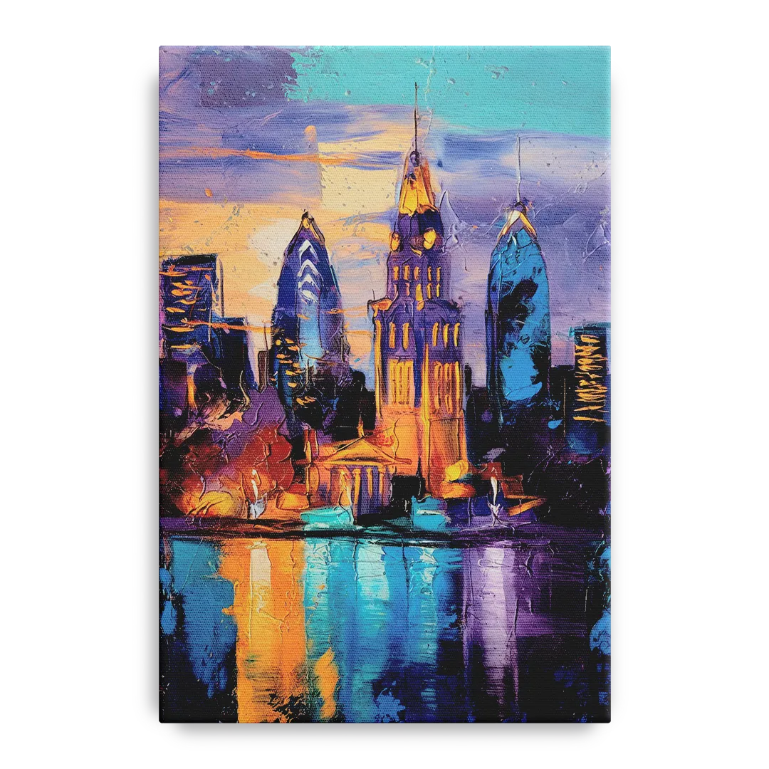 Philadelphia Old City Front - Canvas Wall Art