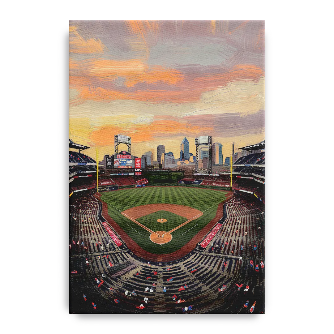 Philadelphia Phillies Ballpark Front - Canvas Wall Art