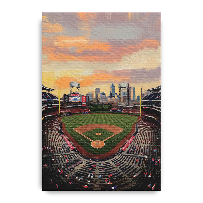 Philadelphia Phillies Ballpark Front - Canvas Wall Art