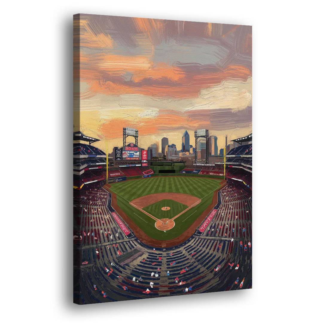 Philadelphia Phillies Ballpark Side - Canvas Wall Art