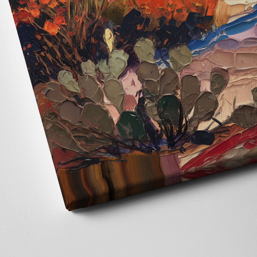 Phoenix Arizona Mountainscape Canvas Close Up
