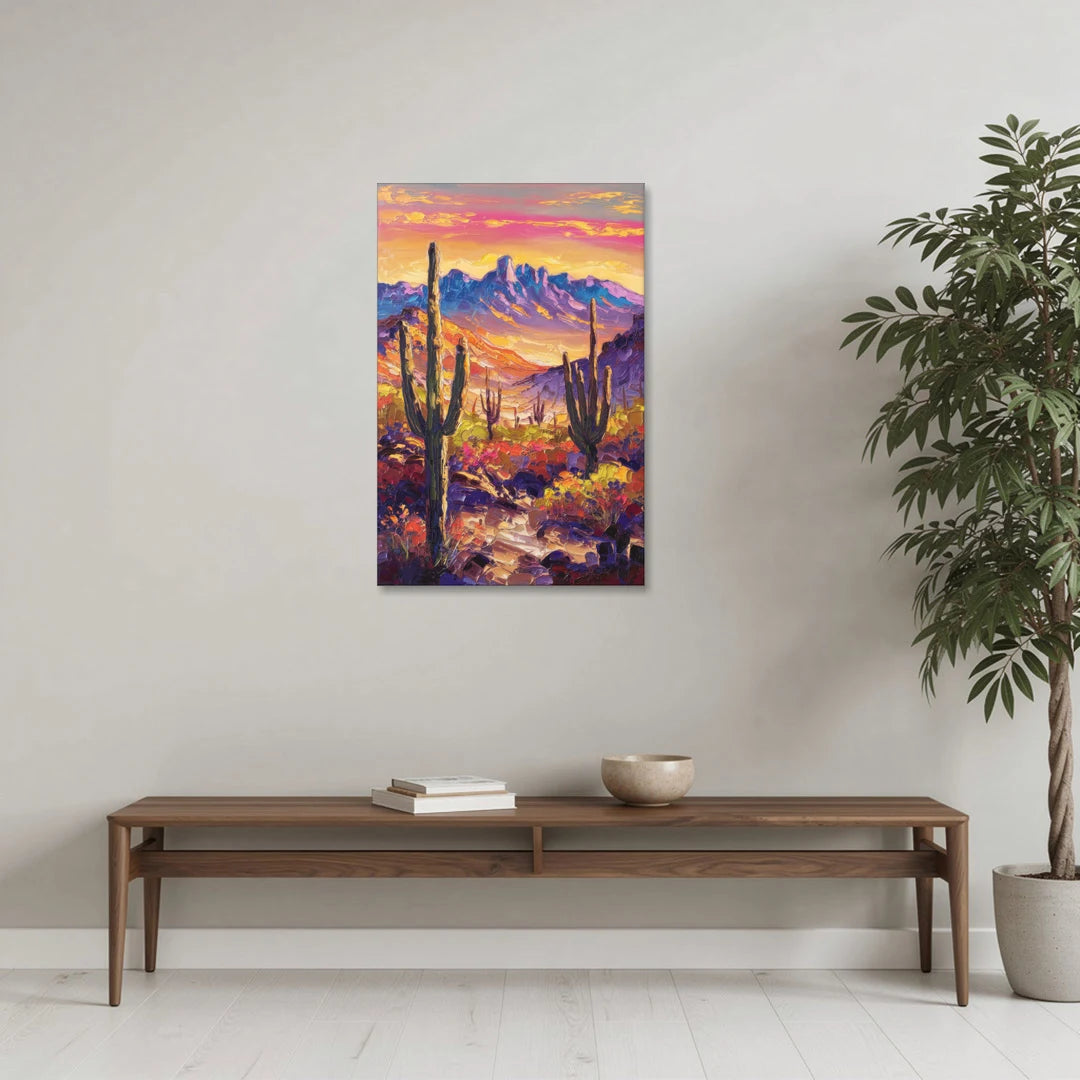 Phoenix Arizona Scenic Views - Canvas Wall Art - Coffee Table - 24x36