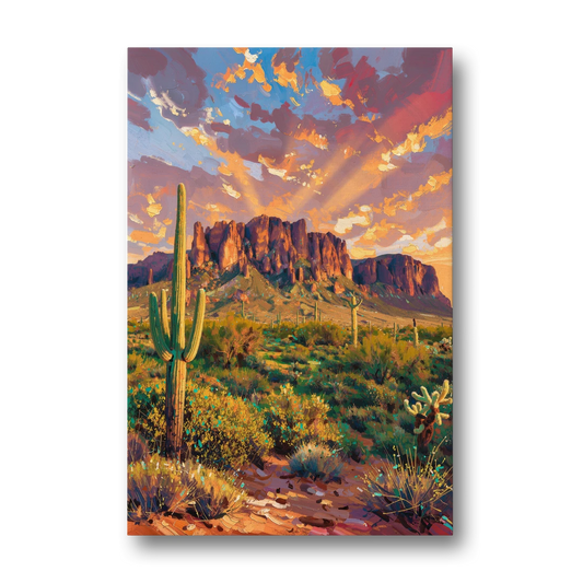 Phoenix Arizona Scenic Views - Canvas Wall Art - Front