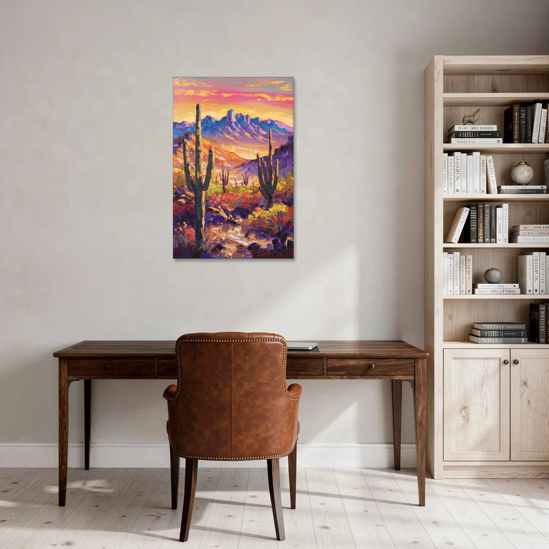 Phoenix Arizona Scenic Views - Canvas Wall Art - Office - 24x36