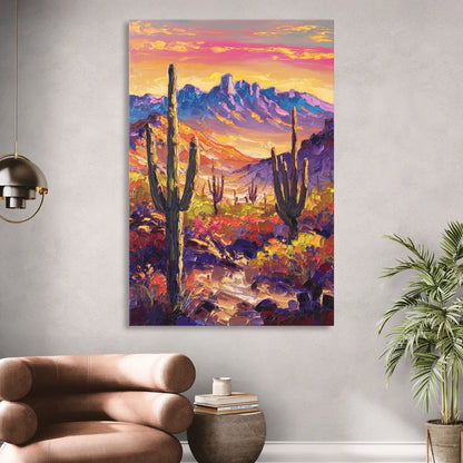 Phoenix Arizona Scenic Views Sitting Room - Canvas Wall Art