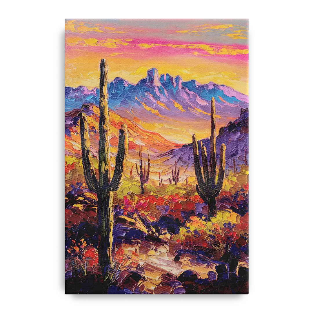Phoenix Arizona Scenic Views Front - Canvas Wall Art