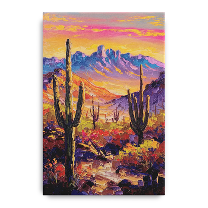 Phoenix Arizona Scenic Views Front - Canvas Wall Art