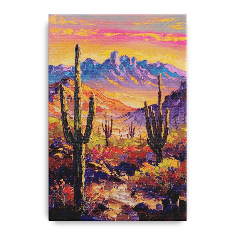 Phoenix Arizona Scenic Views Front - Canvas Wall Art