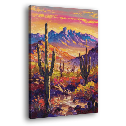 Phoenix Arizona Scenic Views Side - Canvas Wall Art