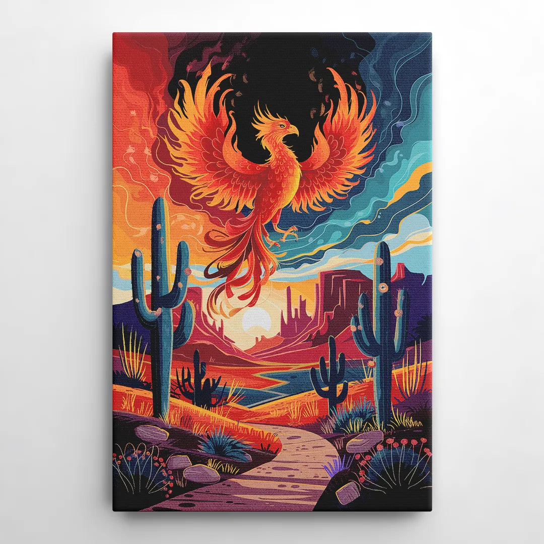 Phoenix Desert Landscape - Canvas Wall Art