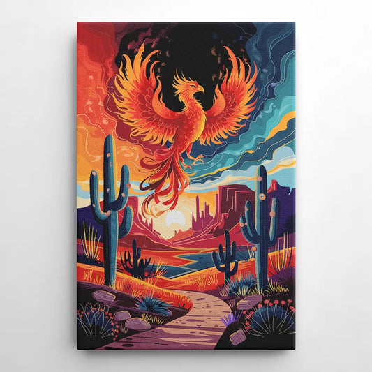 Phoenix Desert Landscape - Canvas Wall Art