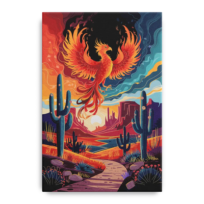 Phoenix Desert Landscape Front - Canvas Wall Art