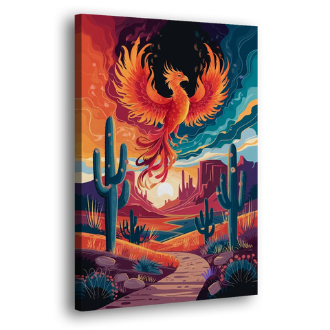 Phoenix Desert Landscape - Canvas Wall Art