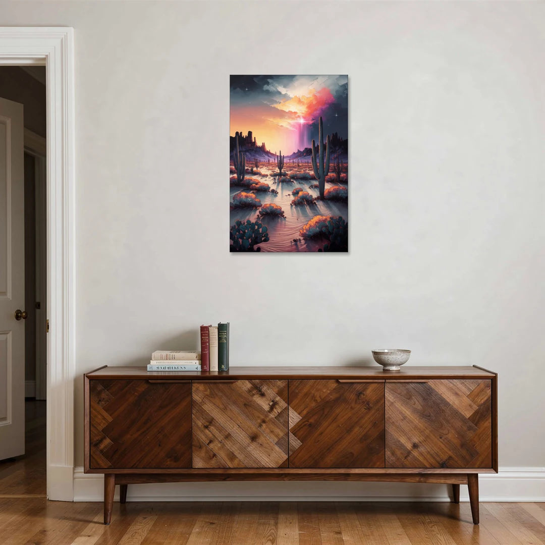 Phoenix Desert Twilight Glow - Canvas Wall Art - Coffee Table - 24x36