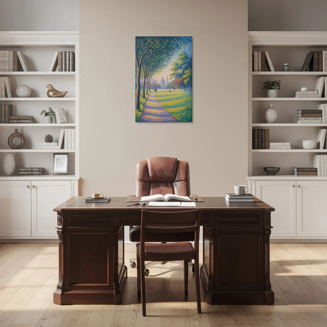Phoenix Park Tranquility - Canvas Wall Art - Office - 24x36