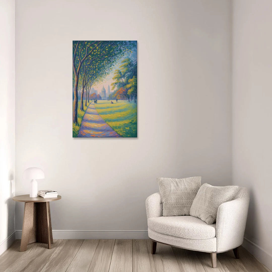 Phoenix Park Tranquility - Canvas Wall Art - Sofa - 24x36