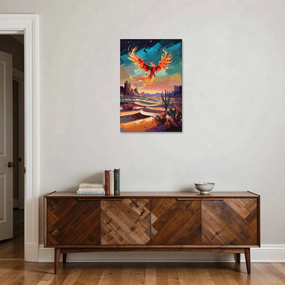 Phoenix Rising Desert Colors - Canvas Wall Art - Coffee Table - 24x36