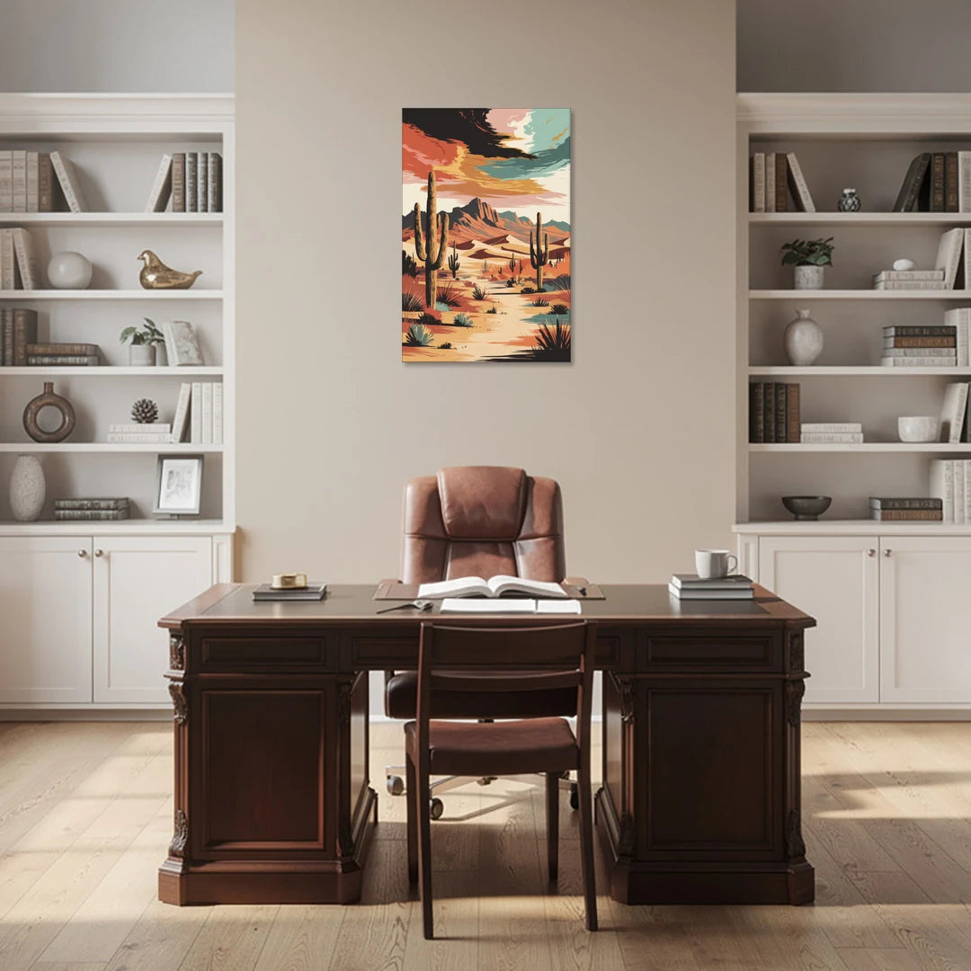 Phoenix Scenic Desert Beauty - Canvas Wall Art - Office - 24x36