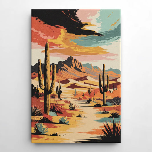 Phoenix Scenic Desert Beauty - Canvas Wall Art