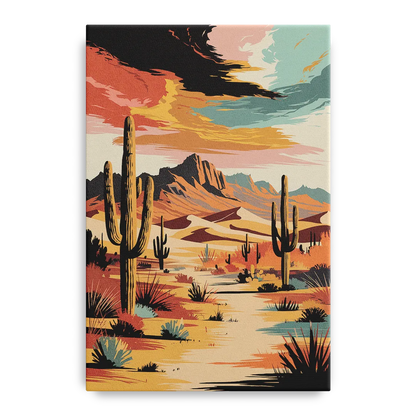 Phoenix Scenic Desert Beauty Front - Canvas Wall Art