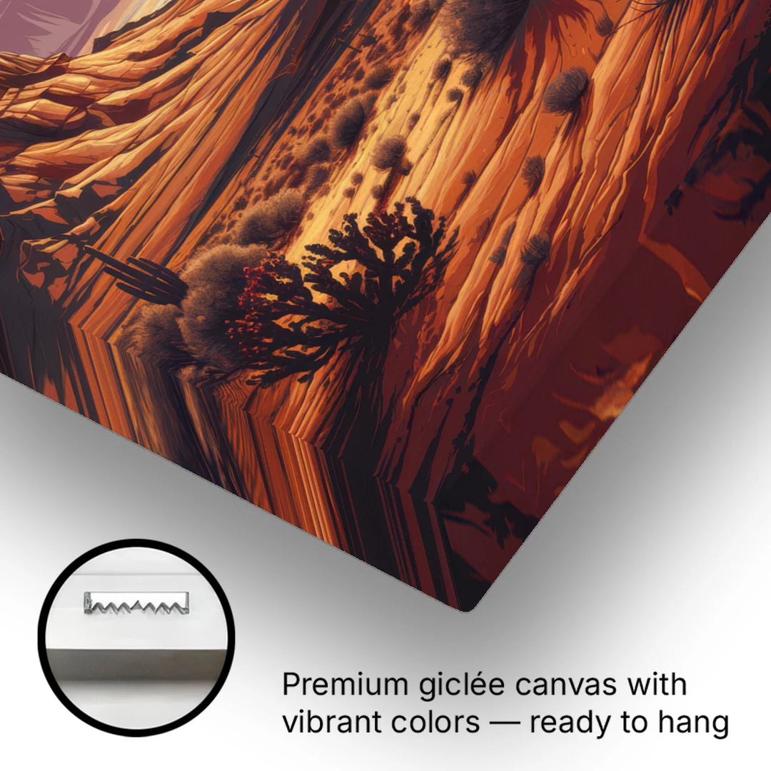 Phoenix Southwest Charm - Canvas Wall Art - Gallery Wrap Corner