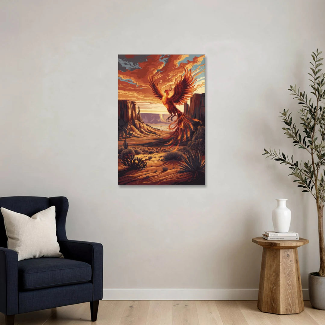 Phoenix Southwest Charm - Canvas Wall Art - Sofa - 24x36