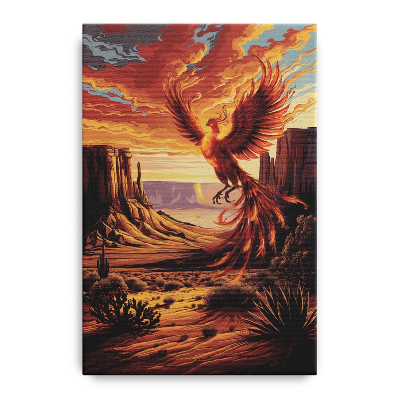 Phoenix Southwest Charm Front - Canvas Wall Art