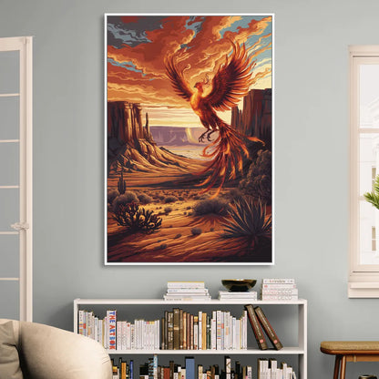 Phoenix Southwest Charm Sitting Room - White Canvas Wall Art