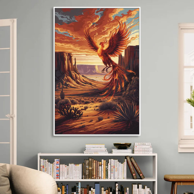 Phoenix Southwest Charm Sitting Room - White Canvas Wall Art